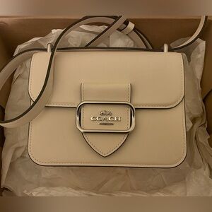 Brand New Coach Bag | Large Morgan White Cream Color | Crossbody
